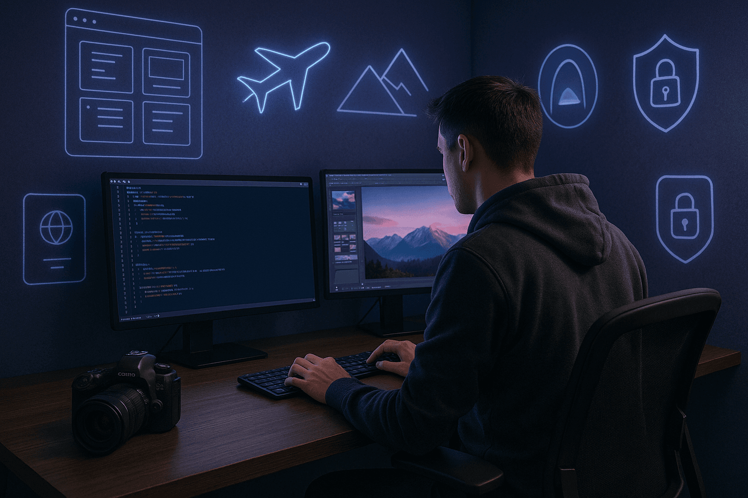 hero template desktop